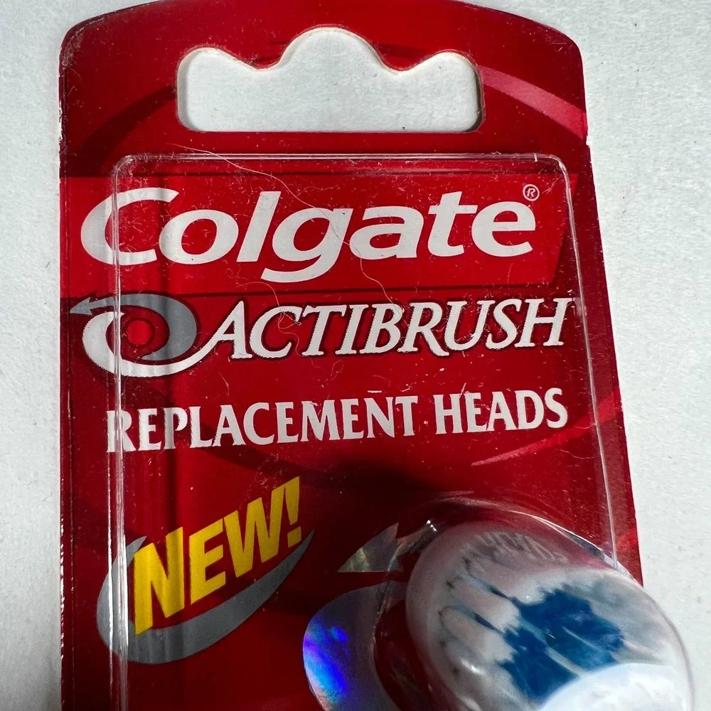 Colgate ActiBrush 2 Pack Active Cleaning Tip Oral Brush Replacement Heads Lot 6